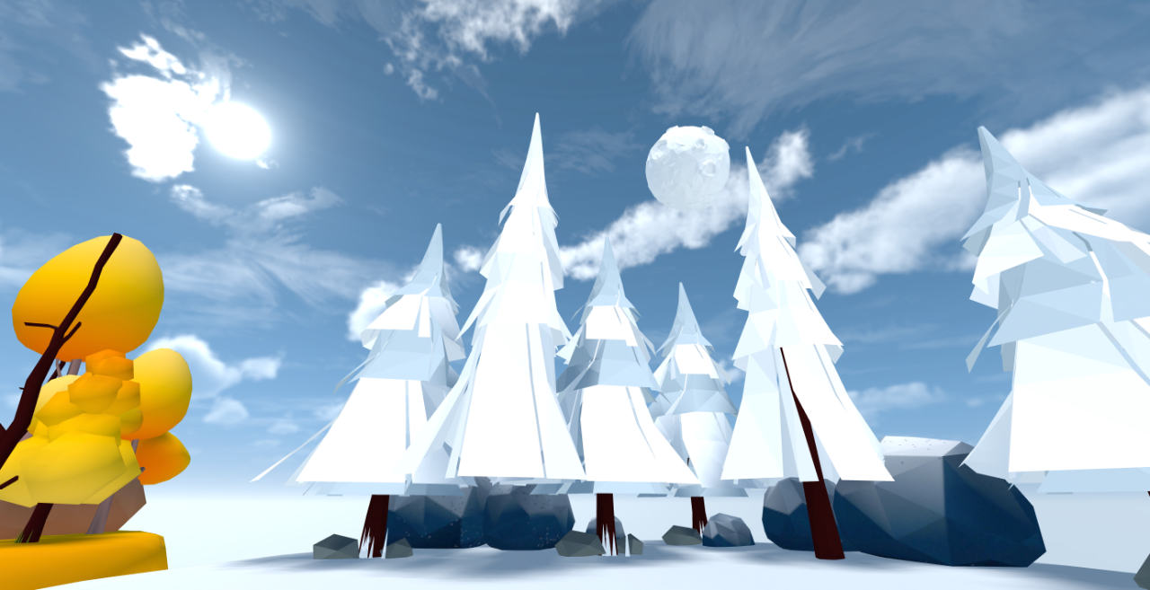 Island landscape showcase